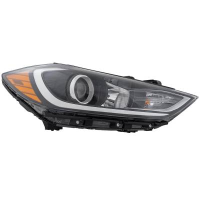 Rareelectrical - New Right Headlights Compatible With Hyundai Elantra 1.4L 1.6L 2.0L 2017 2018 By Part Numbers