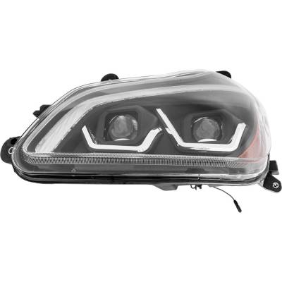 Rareelectrical - New Left Headlights Compatible With Kenworth T680 2013 2014 2015 2016 2017 2018 2019 2020 2021 2022