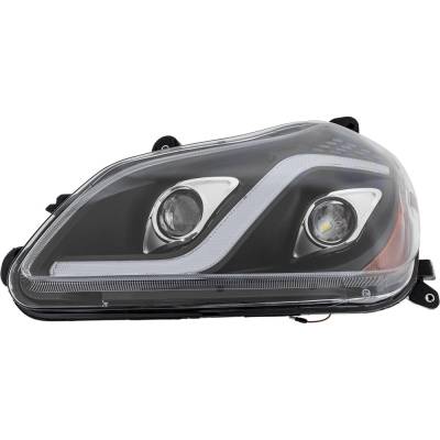 Rareelectrical - New Left Headlights Compatible With Kenworth T680 2013 2014 2015 2016 2017 2018 2019 2020 2021 2022