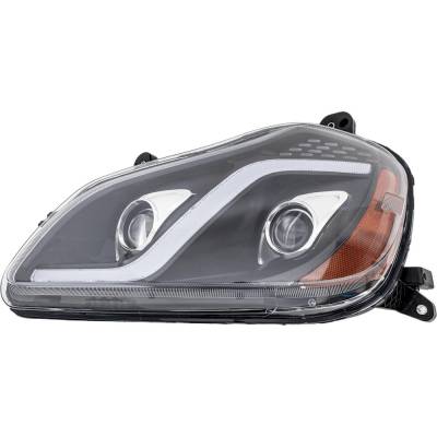 Rareelectrical - New Left Headlights Compatible With Kenworth T680 2013 2014 2015 2016 2017 2018 2019 2020 2021 2022