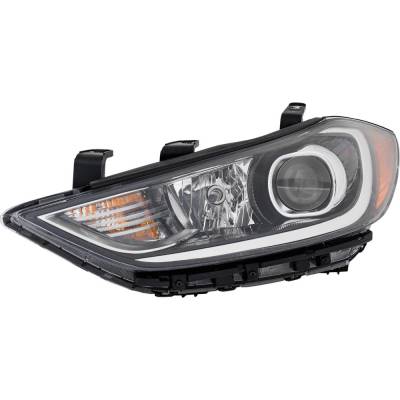 Rareelectrical - New Left Headlights Compatible With Hyundai Elantra 2.0L 2017 2018 By Part Numbers Hy2502226