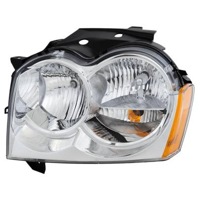 Rareelectrical - New Left Headlights Compatible With Jeep Grand Cherokee 2005 2006 2007 By Part Numbers