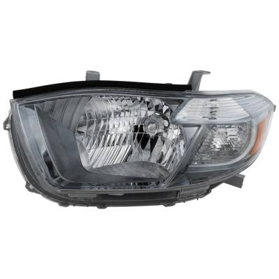Rareelectrical - New Left Headlights Compatible With Toyota Highlander 3.5L 2008 2009 2010 By Part Numbers To2502177