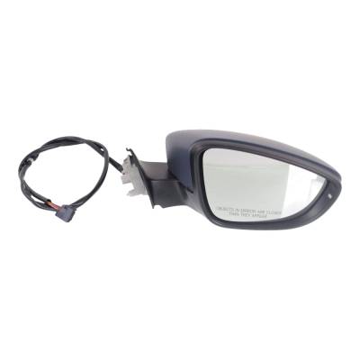 Rareelectrical - New Right Mirror Compatible With Volkswagen Passat 2.0L 2.5L 3.6L 2012 By Part Numbers Vw1321158
