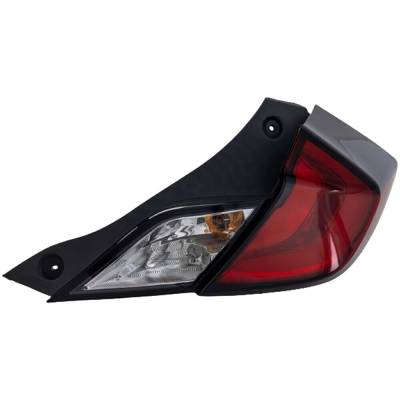 Rareelectrical - New Right Outer Tail Lights Compatibile With Honda Civic Touring Coupe 2-Door 2016-2020 By Part