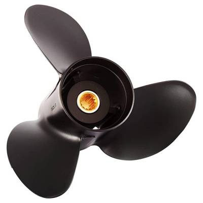 Rareelectrical - New Aluminum Propeller Compatible With Yamaha 2 Stroke 13 Spline 55 1976-1995 3311-111-14 31076