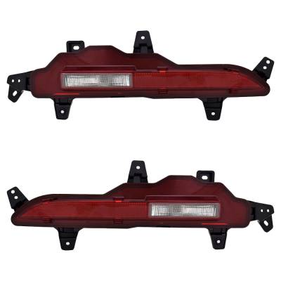 Rareelectrical - New Pair Of Back Up Lights Compatible With Hyundai Palisade Limited Preferred Sel Urban Xrt 2023