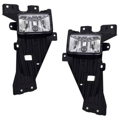 Rareelectrical - New Pair Of Fog Lights Compatible With Ford F-350 Super Duty King Ranch Crew Cab Pickup 4-Door 6.2L