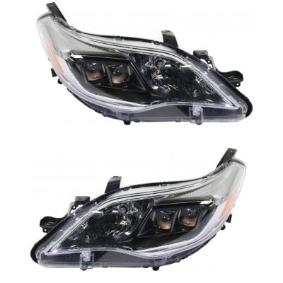 Rareelectrical - New Pair Headlights Compatible With Toyota Avalon Xle Premium Sedan 3.5L 2016 2017 2018 By Part