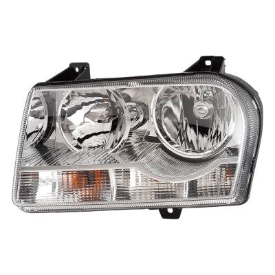 Rareelectrical - New Left Headlights Compatible With Chrysler 300 Base C Lujo Srt8 Limited Lx Touring Sedan 4-Door