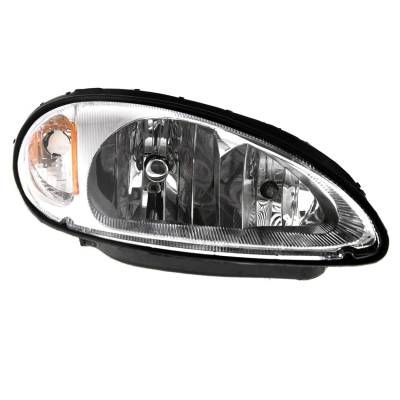 Rareelectrical - New Right Halogen Headlight Compatible With Chrysler Pt Cruiser Gt Touring Convertible 2.4L 2005 By