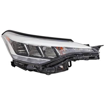 Rareelectrical - New Right Headlights Compatible With Toyota C-Hr 2.0L 2020 2021 2022 By Part Numbers To2503298c