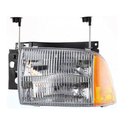 Rareelectrical - New Left Side Headlight Compatible With Chevrolet Blazer Deluxe Sport Utility 1995 1996 1997 By Part