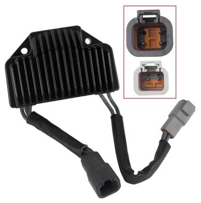Rareelectrical - New Voltage Regulator Compatible With Harley-Davidson 2006 2007 Dyna Models, 38A, Three-Phase