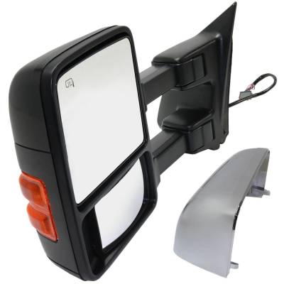 Rareelectrical - New Left Mirror Compatible With Ford F-250 Super Duty F-350 Super Duty F-450 Super Duty F-550 Super