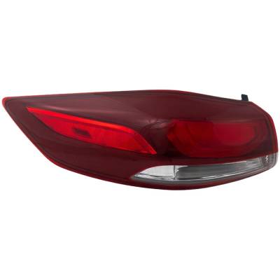 Rareelectrical - New Left Tail Light Compatible With Hyundai Elantra 2017 2018 By Part Numbers Hy2804140 92401-F3000