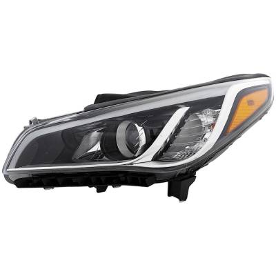 Rareelectrical - New Left Headlights Compatible With Hyundai Sonata 1.6L 2.0L 2.4L 2015 2016 2017 By Part Numbers