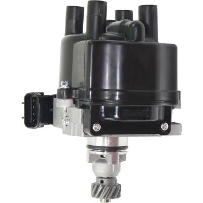 Rareelectrical - New Cap & Rotor Distributor Compatible With Toyota T100 Base 4 Cyl 2.7L Tacoma Base 4 Cyl 2.7L