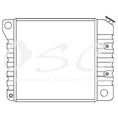 Rareelectrical - New Radiator Compatible With Part Numbers Cu569 8010569 438569 569