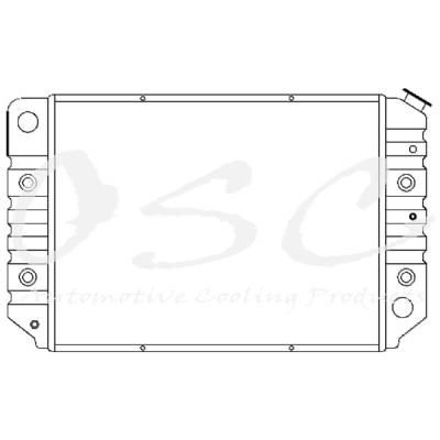 Rareelectrical - New Radiator Compatible With Part Numbers Cu850 3050470 3050471 3050473 3050753 3053534 3053535