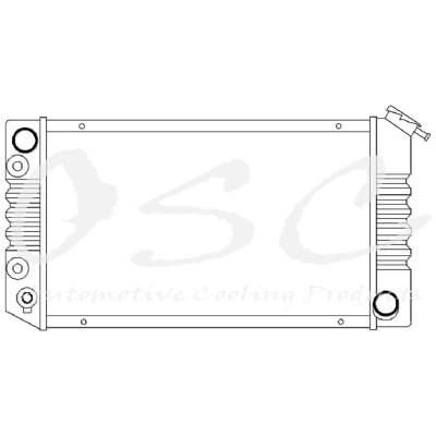 Rareelectrical - New Radiator Compatible With Part Number Cu963 20267 20422 20441 3049621 3049622 3050620 3053231