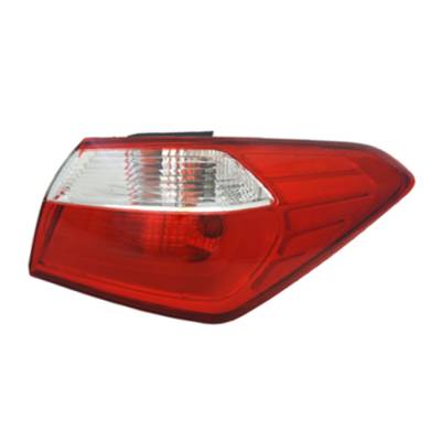 Rareelectrical - New Outer Right Tail Light Compatible With Kia Forte Sedan 2014 2015 2016 By Part Numbers Ki2805112