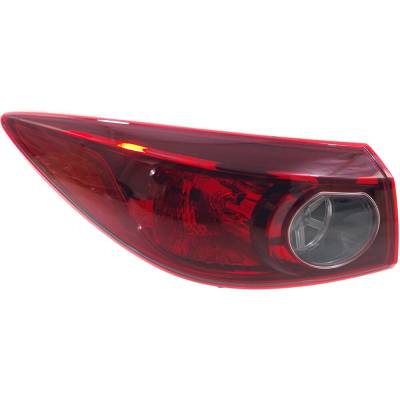 Rareelectrical - New Left Tail Light Compatible With Mazda 3 2014 2015 By Part Numbers Ma2804123 Bjt1-51-160A