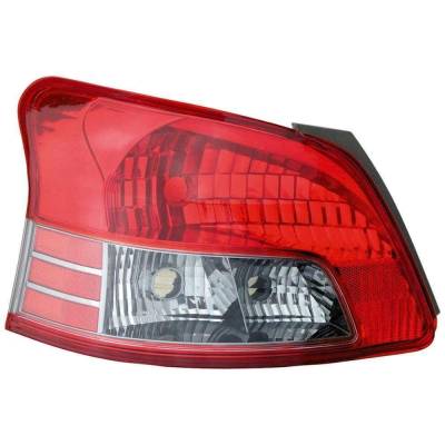 Rareelectrical - New Left Tail Lights Compatible With Toyota Yaris 1.5L 2007 2008 2009 2010 2011 By Part Numbers