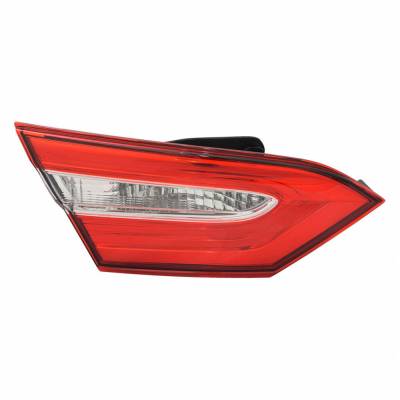 Rareelectrical - New Left Inner Tail Lights Compatible With Toyota Camry Hybrid Le Se L Trd Xse Sedan 4-Door 2.5L
