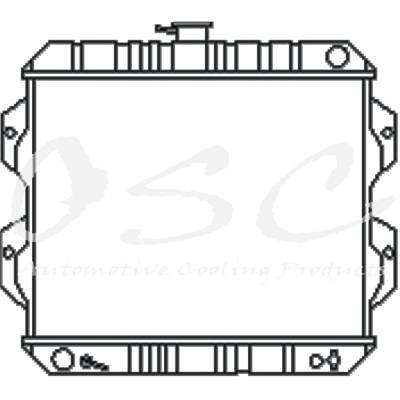 Rareelectrical - New Radiator Compatible With Part Numbers Cu945 1645035110 1935