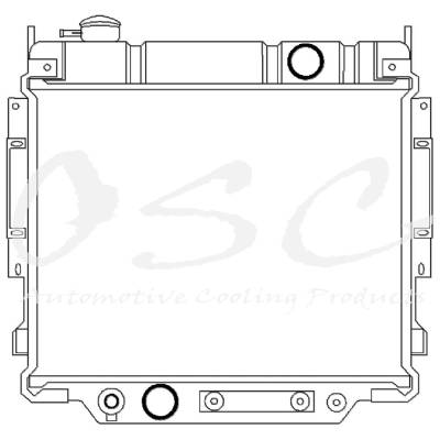 Rareelectrical - New Radiator Compatible With Part Numbers Cu1165 8011165 432194 1165