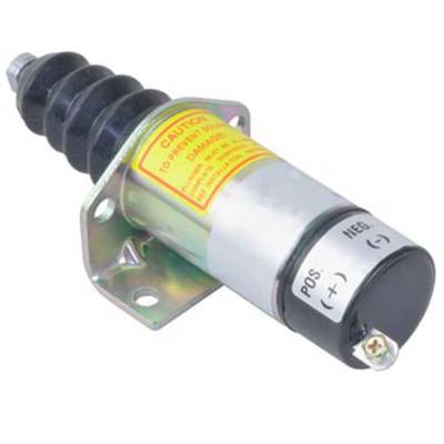 Rareelectrical - New 12V Shut Down Solenoid Compatible With Replaces Syncro Start 1502-12C6g1b2s1 Sa3300 Sa3300t