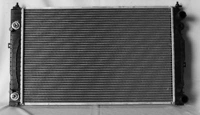 Rareelectrical - New Radiator Assembly Compatible With Volkswagen 98-05 Passat 1.8L 2.0L 2.8L L4 V6 1781Cc 1967Cc