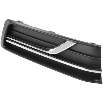 Rareelectrical - New Textured Black Fog Light Cover Compatible With Volkswagen Passat Se Passat S Passat Wolfsburg