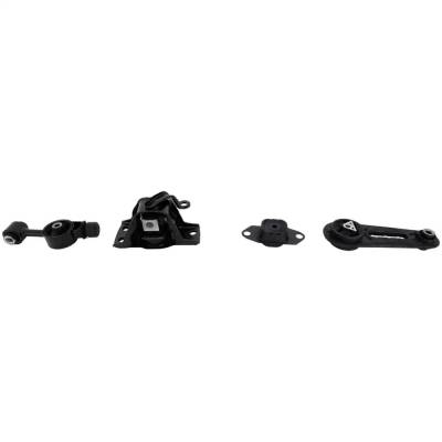 Rareelectrical - New Front Rear Engine Mount Kit Compatible With Nissan Cube Krom 4 Cyl 1.8L Cube Base 4 Cyl 1.8L