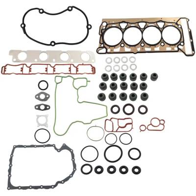 Rareelectrical - New Engine Gasket Set Compatible With Audi Volkswagen A5 Quattro Premium Plus 4 Cyl 2.0L Passat 2.0T