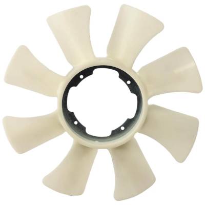 Rareelectrical - New 8 Blades Fan Blade Compatible With Nissan Pickup Xe 6 Cyl 3.0L Pathfinder Xe 6 Cyl 3.0L D21 Se 6