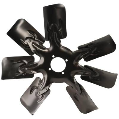 Rareelectrical - New 7 Blades Fan Blade Compatible With Ford F-150 Base 8 Cyl 4.6L Bronco Xl 6 Cyl 4.9L E-350