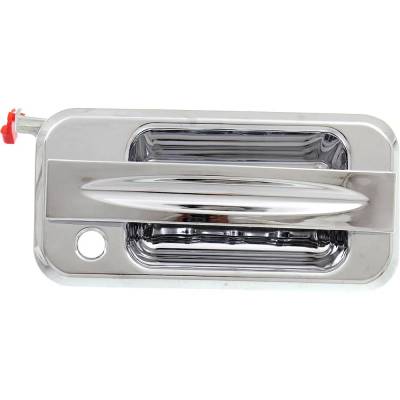 Rareelectrical - Chrome Exterior Door Handle Compatible With Hummer H2 Base 2003-2009 By Rephm462101