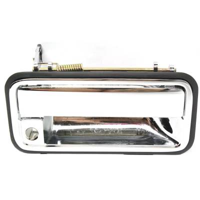 Rareelectrical - New Rear Exterior Door Handle Compatible With Chevrolet Gmc K1500 Suburban Base 8 Cyl 5.7L K1500