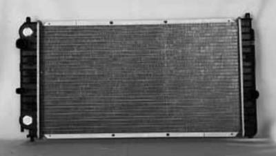 Rareelectrical - Radiator Assembly Compatible With Pontiac 99-05 Grand Am 3.4L V6 3350Cc 204 Cid Cv37036a 21462