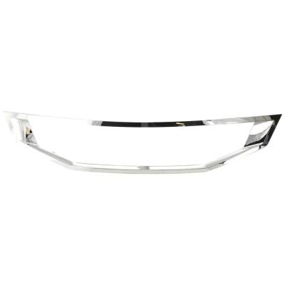 Rareelectrical - New Center Grille Trim Compatible With Honda Accord Ex-L 4 Cyl 2.4L Accord Ex 6 Cyl 3.5L Accord Lx-S