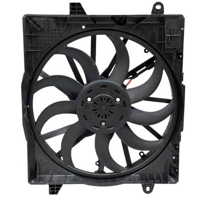 Rareelectrical - New Pa Gf Dual Radiator And Condenser Fan Compatible With Jeep Wrangler Unlimited Freedom Islander