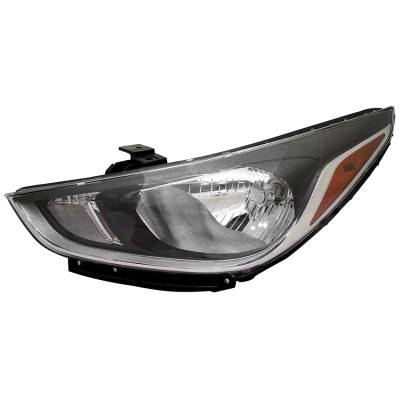 Rareelectrical - New Drivers Headlight Compatible With Hyundai Accent Sel Sedan 1.6L 2019-2020 By Part Number