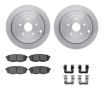 Rareelectrical - New Plain Surface Brake Disc And Pad Kit Compatible With Subaru Tribeca Premium 6 Cyl 3.6L Tribeca