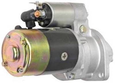 Rareelectrical - New Starter Motor Compatible With Komatsu Backhoe Loader Wb140-2 Wbps-2 Wb140-2N Ym129953-77010