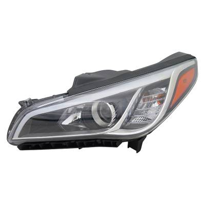 Rareelectrical - New Left Side Headlight Compatible With Hyundai Sonata Se Sedan 2016 2017 By Part Numbers Hy2503201