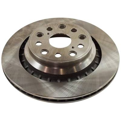 Rareelectrical - New Cast Iron Brake Disc Compatible With Lexus Ls460 Base 8 Cyl 4.6L Ls600h L 8 Cyl 5.0L Ls460 F