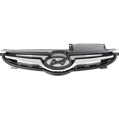 Rareelectrical - New Black Grille Assembly Compatible With Hyundai Elantra Limited 4 Cyl 2.0L Elantra Gls 4 Cyl 1.8L