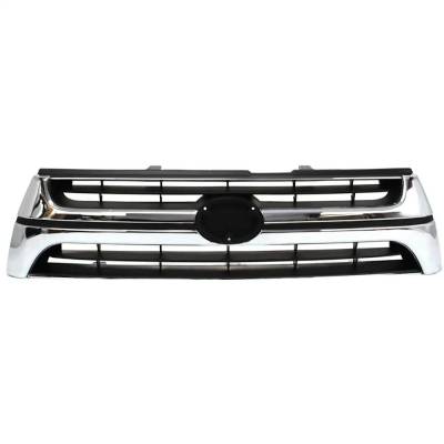 Rareelectrical - New Chrome Shell Grille Assembly Compatible With Toyota 4Runner Limited 6 Cyl 3.4L 4Runner Sr5 6 Cyl